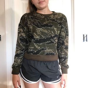 Camo Long Sleeve Crew